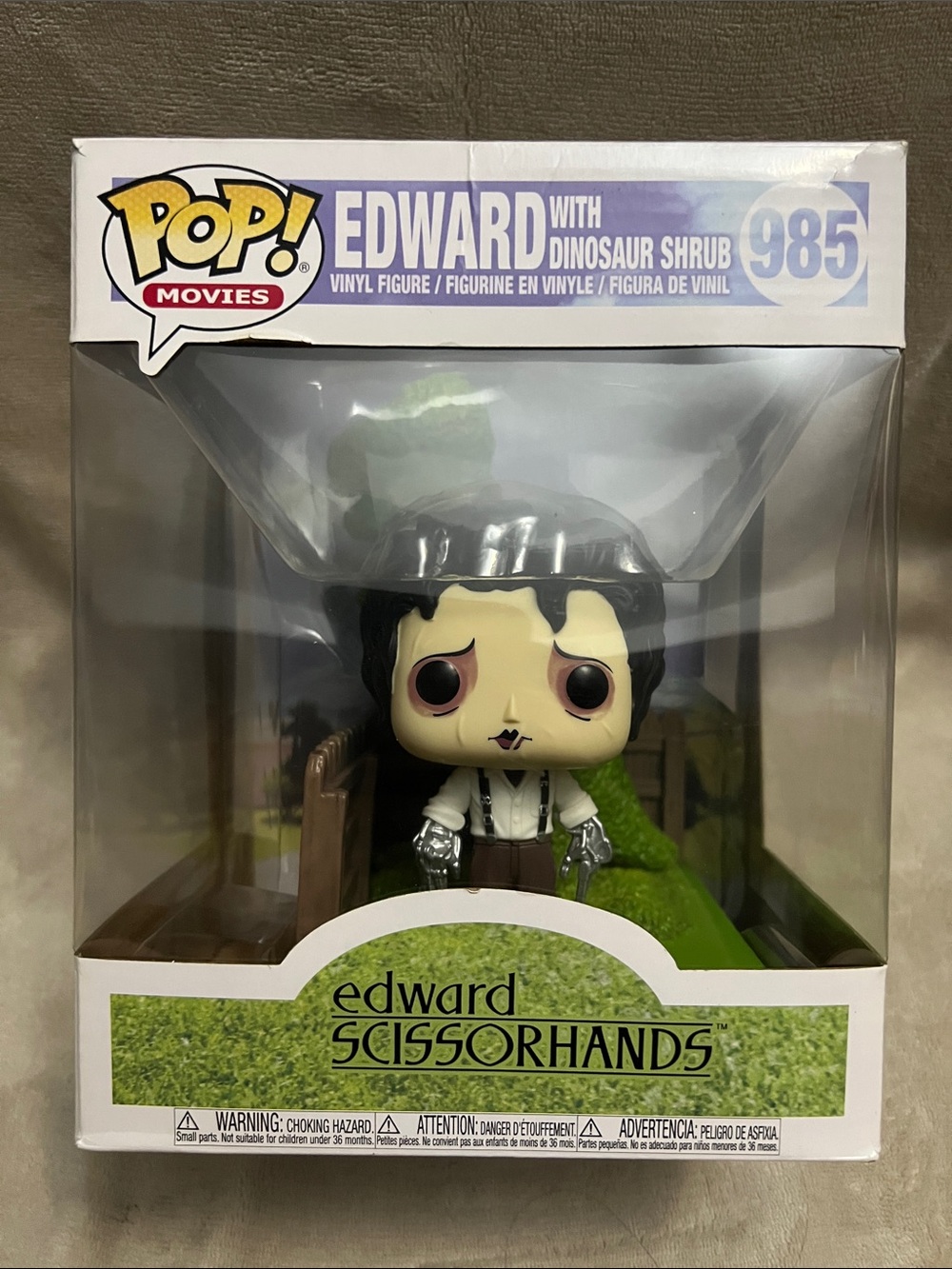 Funko Pop! Movies Edward Scissorhands Vinyl Figure - White, Black, Green